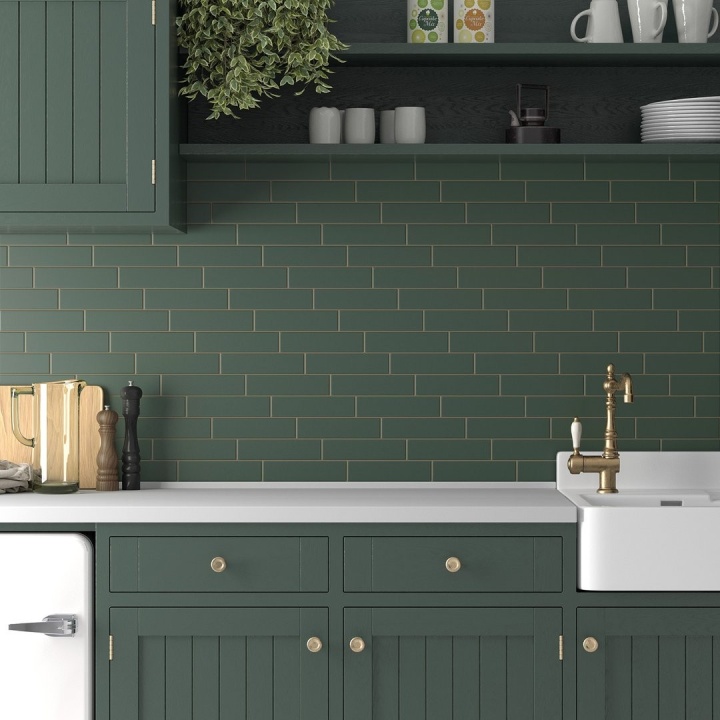 Costa Nova Laurel Green Matt 5x20 cm - carrelage NAIS - image 5