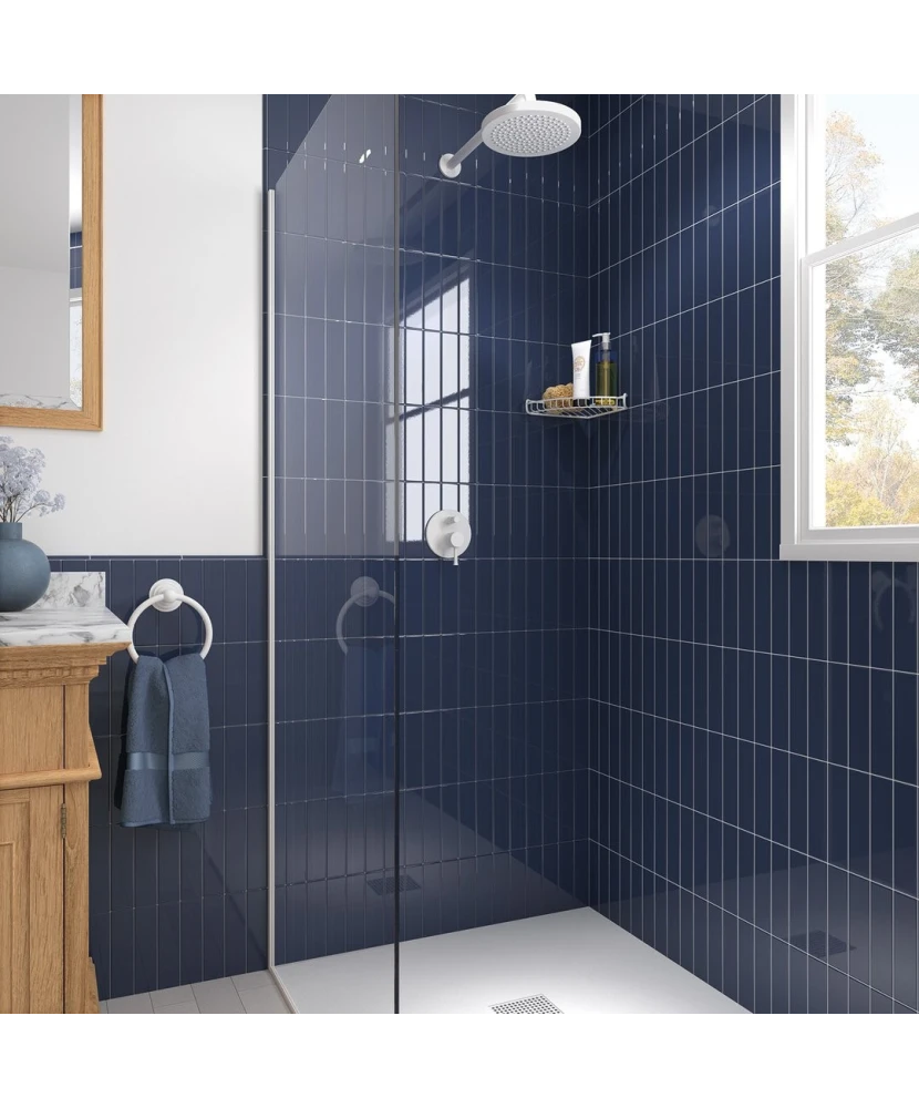 Carrelage Costa Nova Naval 5x20 cm - posé en salle de bain