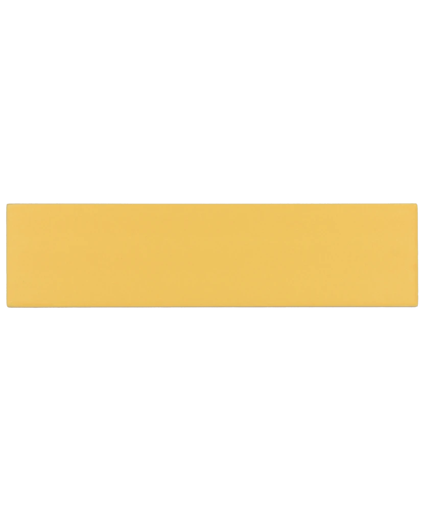 Carrelage Costa Nova Yellow Mat 5x20 cm - détail du carreau