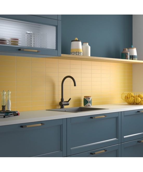 Costa Nova Yellow Matt 5x20 cm - carrelage NAIS - image 3