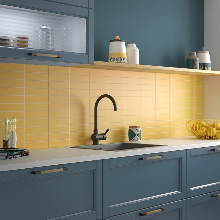 Costa Nova Yellow Matt 5x20 cm - carrelage NAIS - image 3