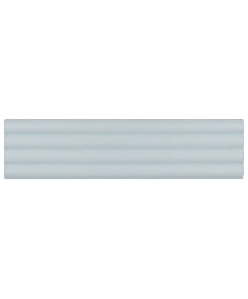 Carrelage Onda Baby Blue Mat 5x20 cm - détail du carreau