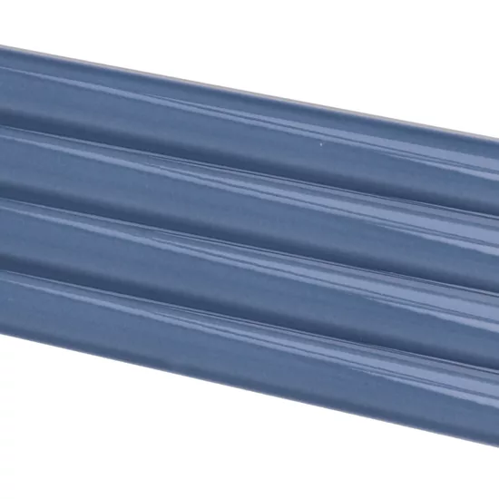 Carrelage Onda Banyan Blue 5x20 cm - vue latérale du carreau
