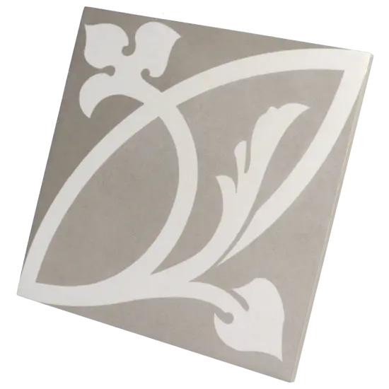 Carrelage Caprice Liberty Taupe 20x20 cm - vue latérale du carreau