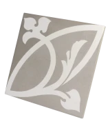 Carrelage Caprice Liberty Taupe 20x20 cm - vue latérale du carreau