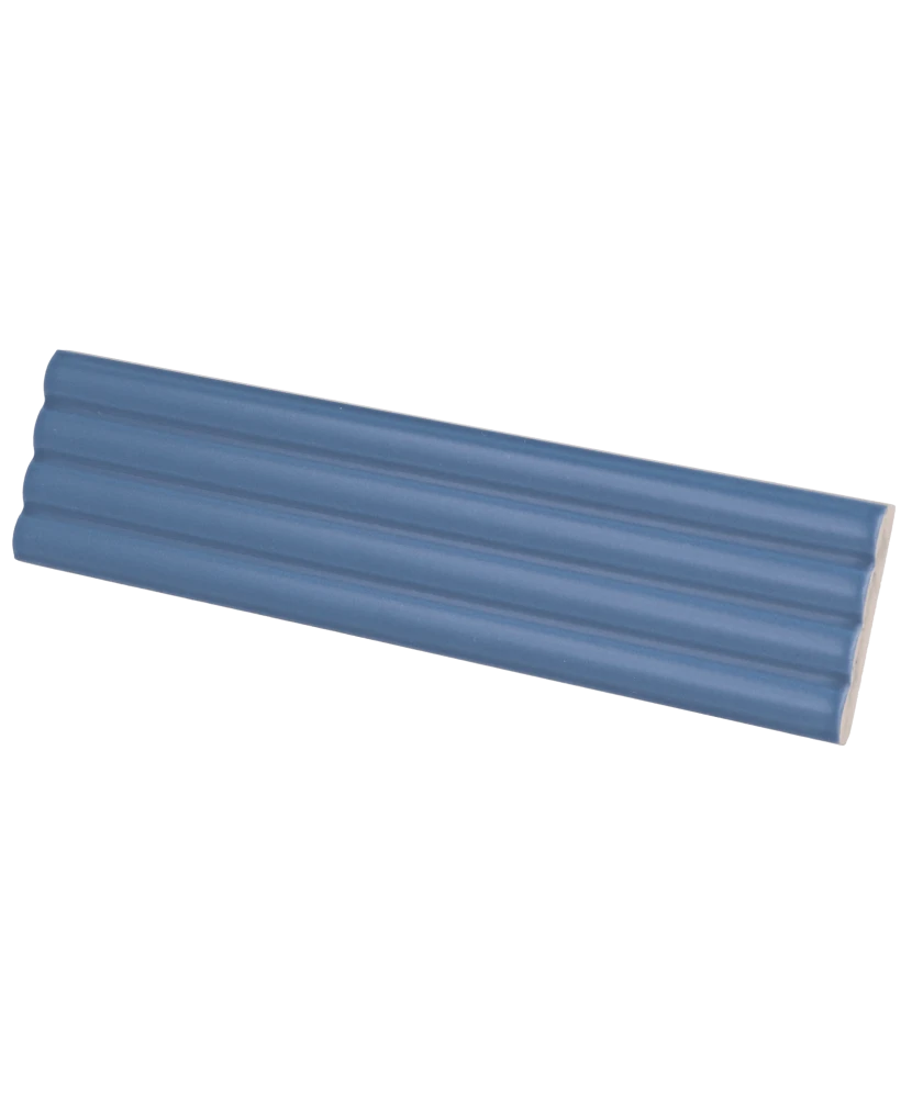 Carrelage Onda Banyan Blue Mat 5x20 cm - détail du carreau