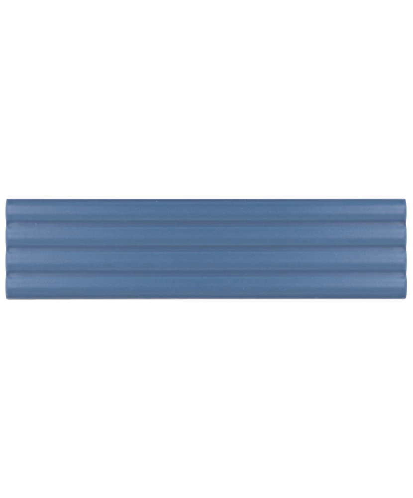 Carrelage Onda Banyan Blue Mat 5x20 cm - détail du carreau 2