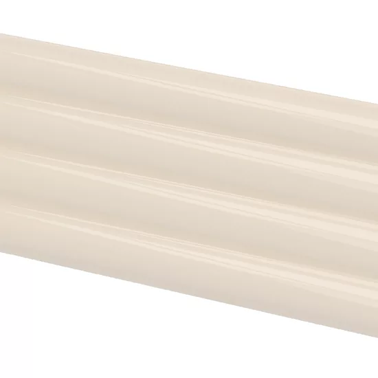 Carrelage Onda Beige Pale 5x20 cm - vue latérale du carreau