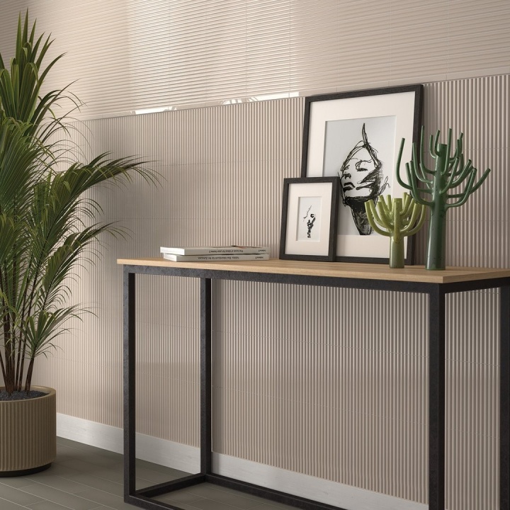 Onda Beige Pale 5x20 cm - carrelage NAIS - image 3