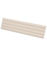 Carrelage Onda Beige Pale Mat 5x20 cm - vue latérale du carreau