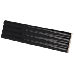 Onda Black 5x20 cm - carrelage NAIS