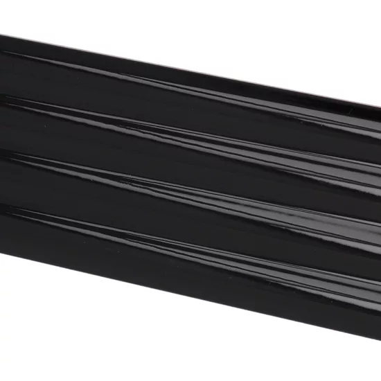 Carrelage Onda Black 5x20 cm - vue latérale du carreau