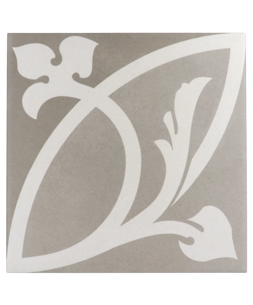 Carrelage Caprice Liberty Taupe 20x20 cm - vue de face du carreau