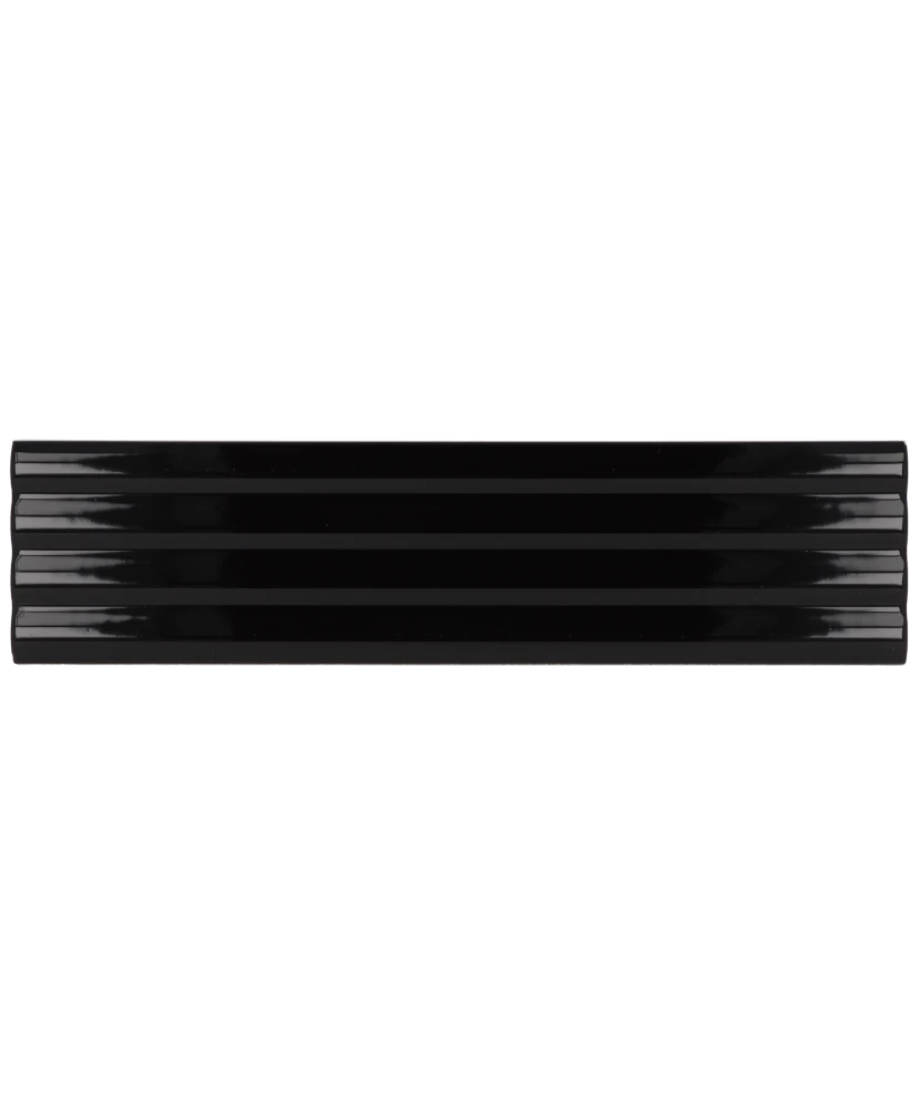 Carrelage Onda Black 5x20 cm - détail du carreau
