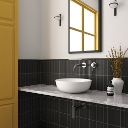 Onda Black 5x20 cm - carrelage NAIS - image 3