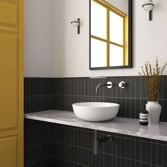 Onda Black 5x20 cm - carrelage NAIS - image 3