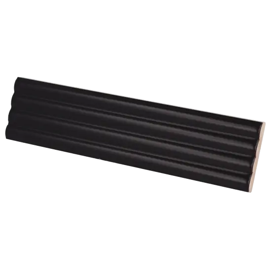 Onda Black Matt 5x20 cm - carrelage NAIS