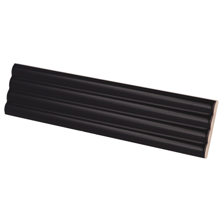Onda Black Matt 5x20 cm - carrelage NAIS