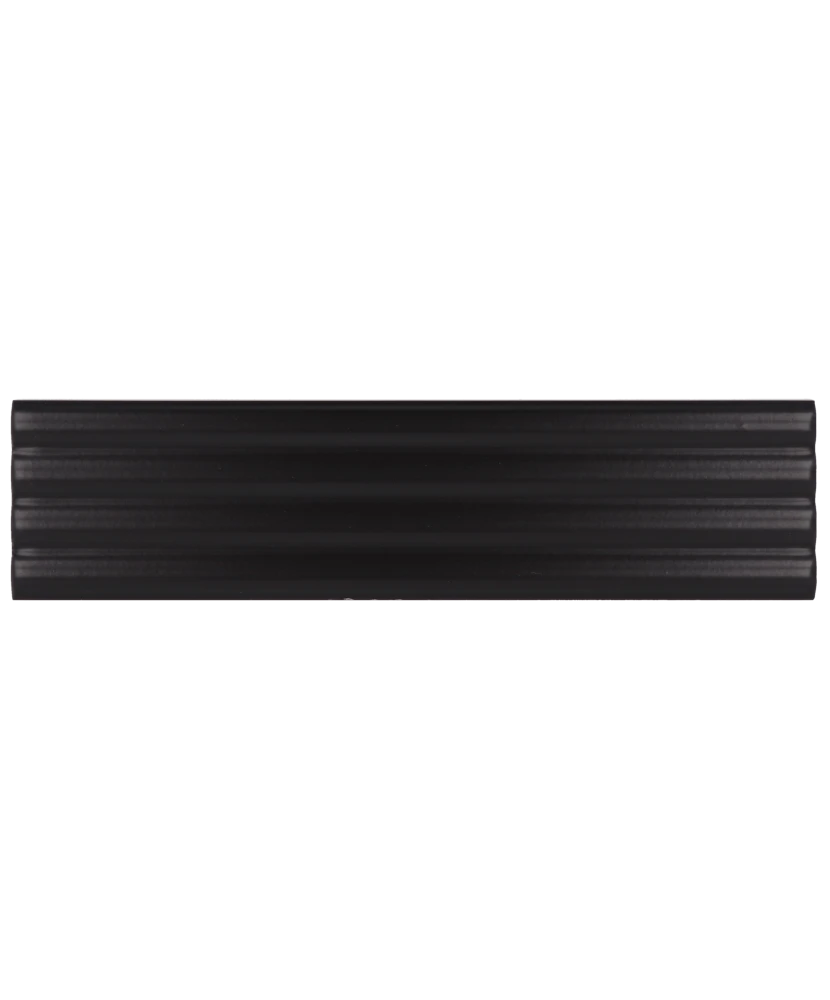 Carrelage Onda Black Mat 5x20 cm - détail du carreau