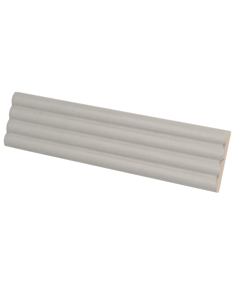 Carrelage Onda Grey Mat 5x20 cm - vue latérale du carreau