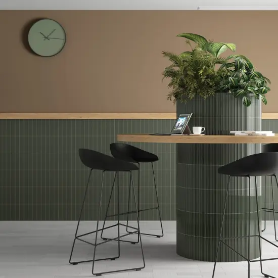 Onda Laurel Green 5x20 cm - carrelage NAIS - image 3
