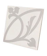 Carrelage Caprice Liberty White 20x20 cm - vue latérale du carreau