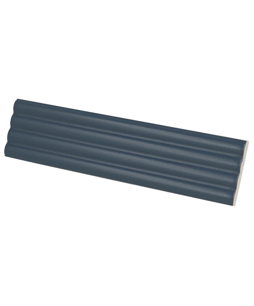 Carrelage Onda Naval Mat 5x20 cm - vue latérale du carreau