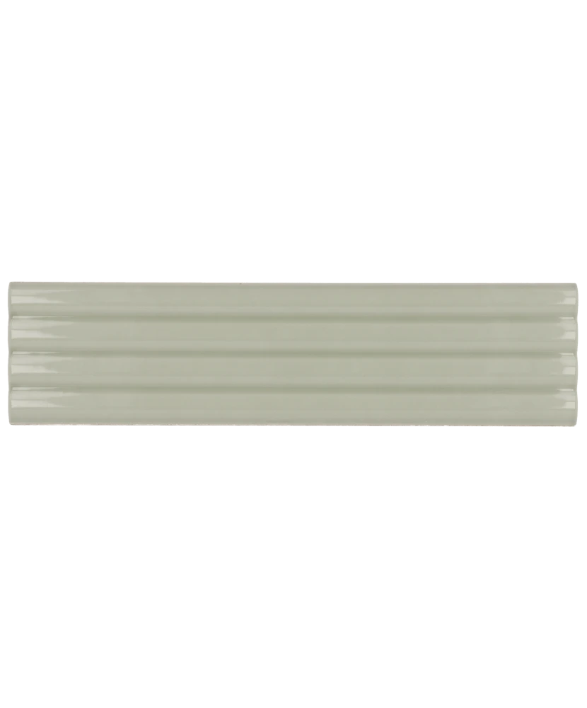 Carrelage Onda Tansy Green 5x20 cm - détail du carreau 2