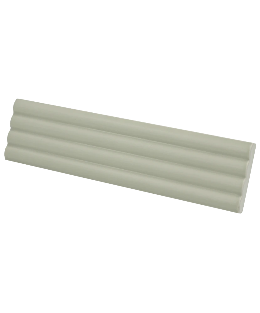 Carrelage Onda Tansy Green Mat 5x20 cm - détail du carreau