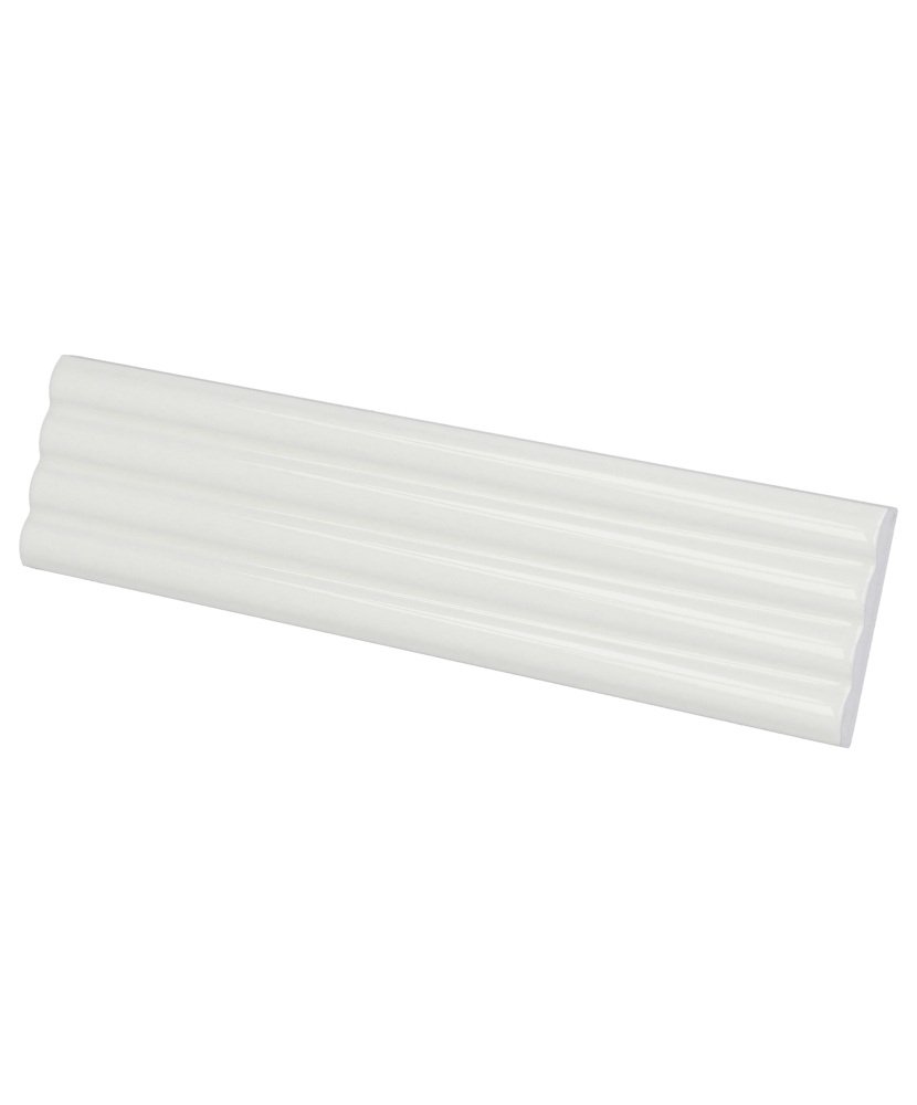 Onda White 5x20 cm - carrelage NAIS