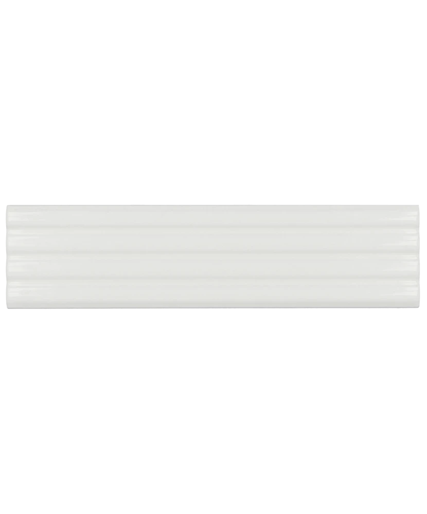 Carrelage Onda White 5x20 cm - détail du carreau