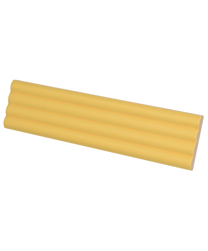 Onda Yellow Matt 5x20 cm - carrelage NAIS