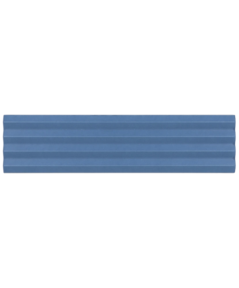 Carrelage Praia Banyan Blue Mat 5x20 cm - détail du carreau 2