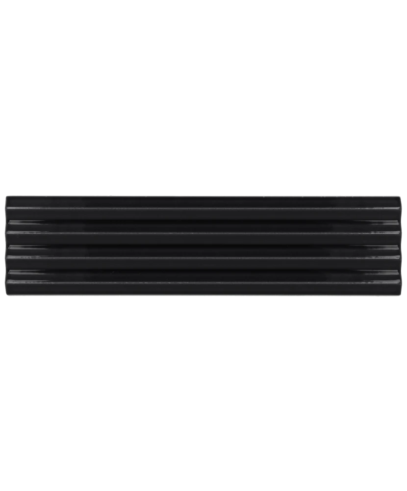 Carrelage Praia Black 5x20 cm - détail du carreau