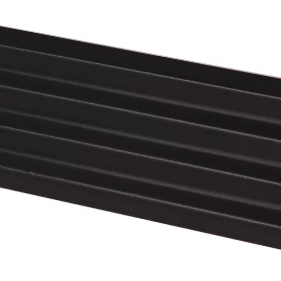 Carrelage Praia Black Mat 5x20 cm - vue latérale du carreau