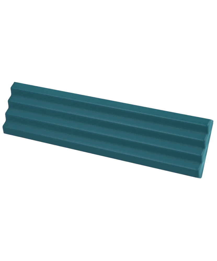 Carrelage Praia Glacier Mat 5x20 cm - vue latérale du carreau