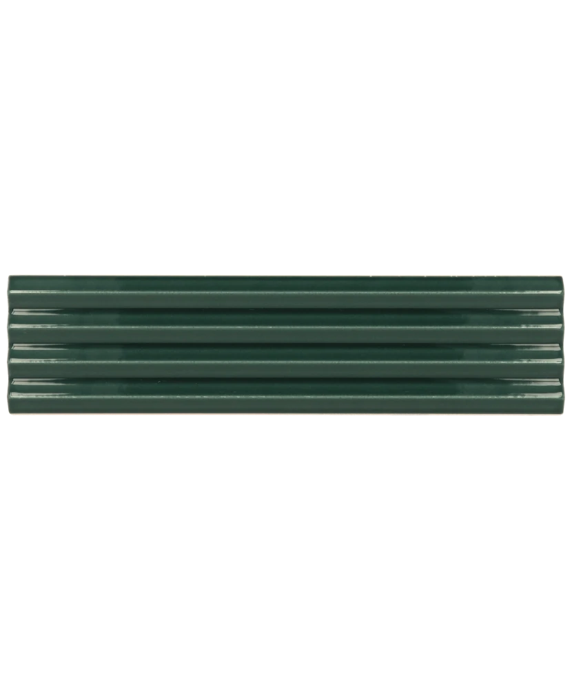 Carrelage Praia Laurel Green 5x20 cm - vue de face du carreau