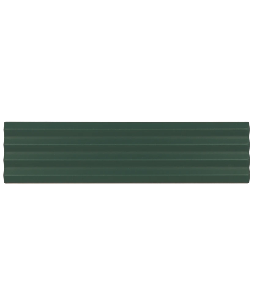 Carrelage Praia Laurel Green Mat 5x20 cm - vue de face du carreau