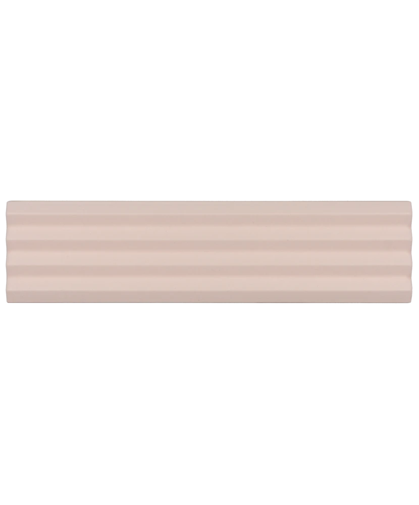 Carrelage Praia Pink Stony Mat 5x20 cm - détail du carreau