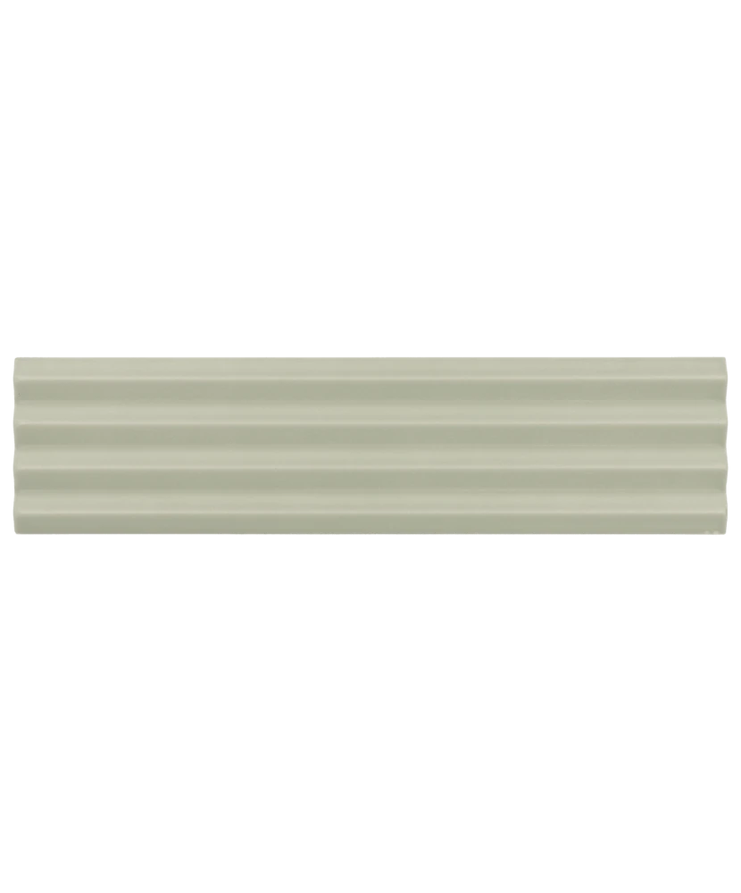 Carrelage Praia Tansy Green Mat 5x20 cm - détail du carreau 2