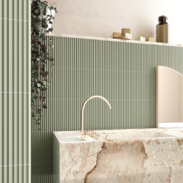 Praia Tansy Green Matt 5x20 cm - carrelage NAIS - image 3