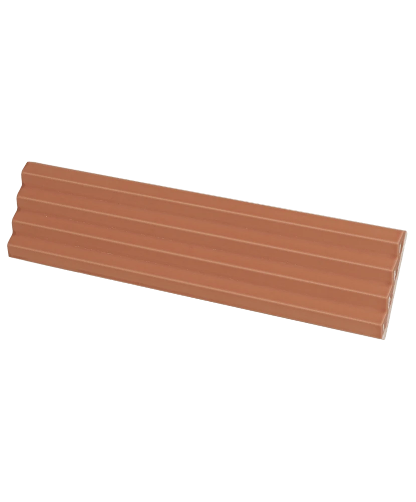 Carrelage Praia Terra Mat 5x20 cm - détail du carreau