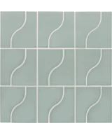 Carrelage Curve Aquarium 8,3x12 cm - panneau de carreaux