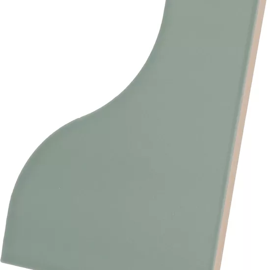 Carrelage Curve Aquarium Mat 8,3x12 cm - vue latérale du carreau