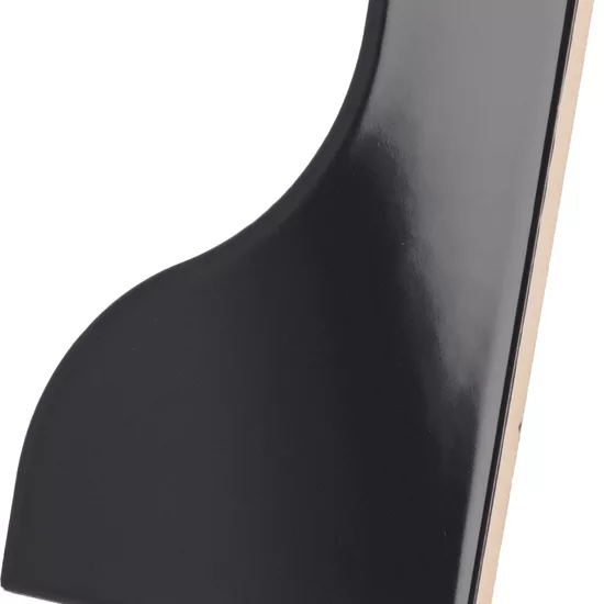 Carrelage Curve Black 8,3x12 cm - vue latérale du carreau