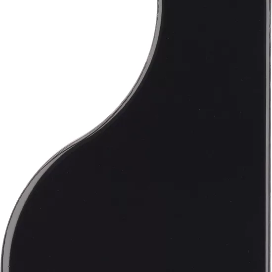 Carrelage Curve Black 8,3x12 cm - vue de face du carreau