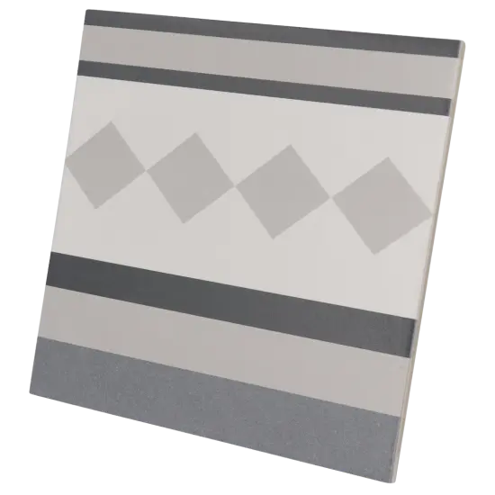 Carrelage Caprice Provence Border 20x20 cm, format 20 x 20 cm, collection Caprice, finition mat
