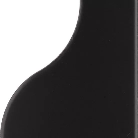Carrelage Curve Black Mat 8,3x12 cm - vue de face du carreau