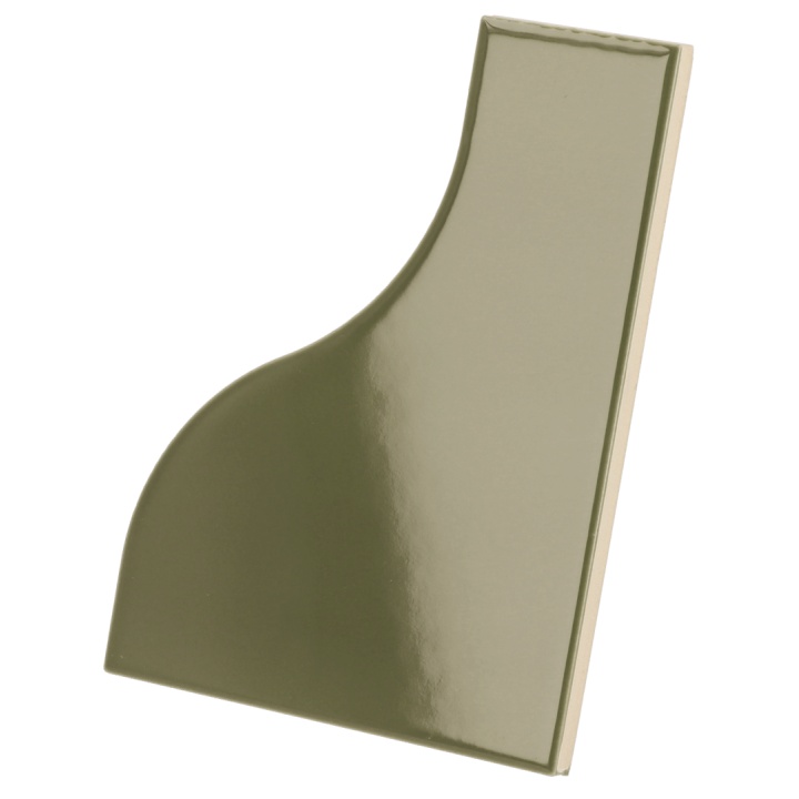 Curve Garden Green 8.3x12 cm - carrelage NAIS