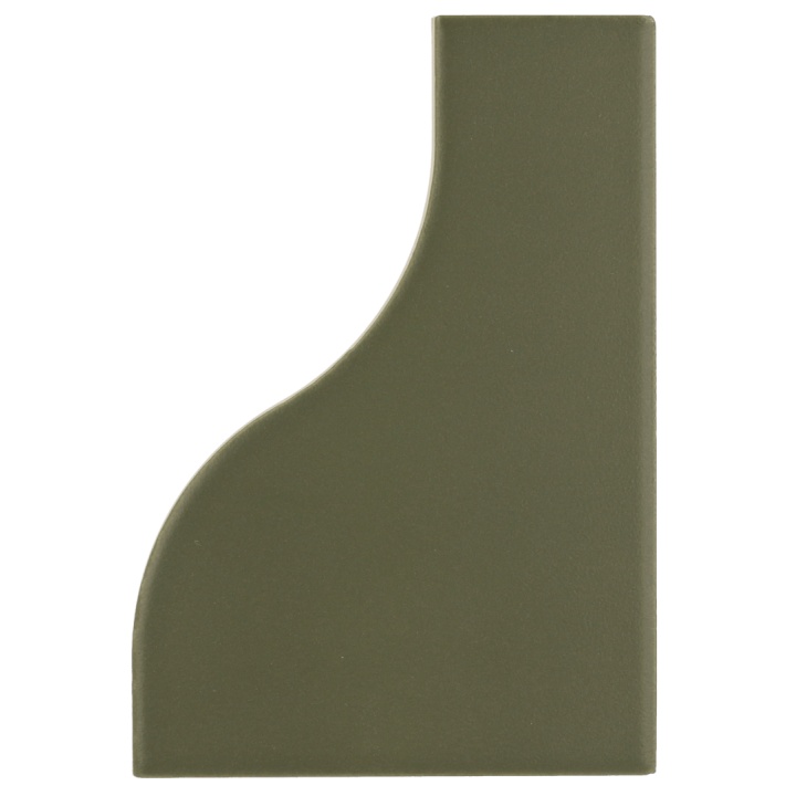 Curve Garden Green Matt 8.3x12 cm - carrelage NAIS - image 3